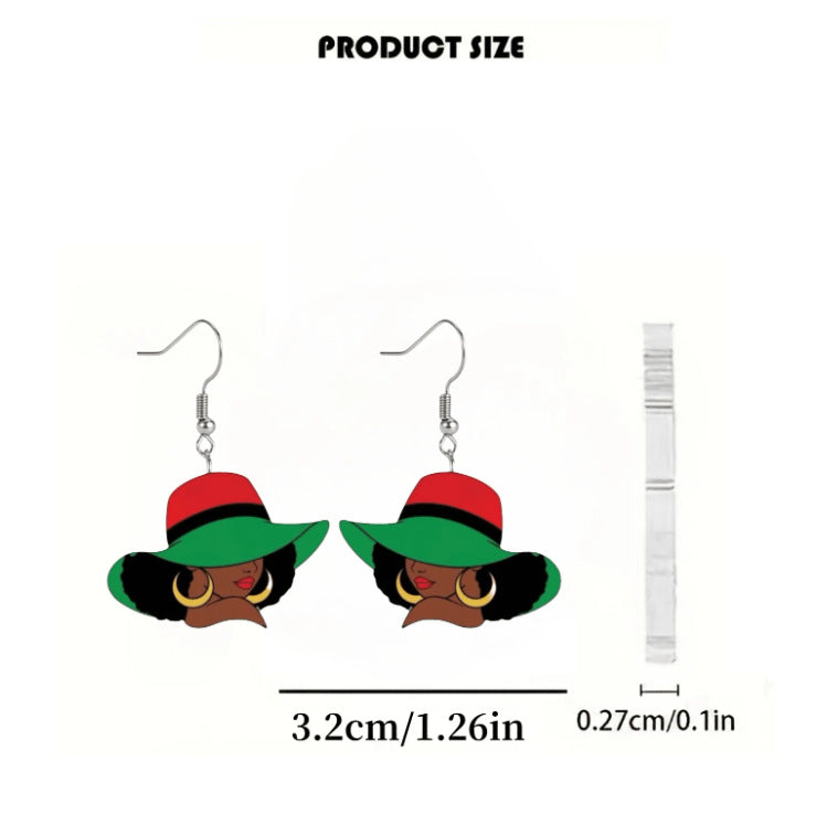 Wholesale  St. Patrick's Day Niche Acrylic Earrings