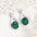 Wholesale  irregular S-shaped exaggerated color treasure necklaces earrings