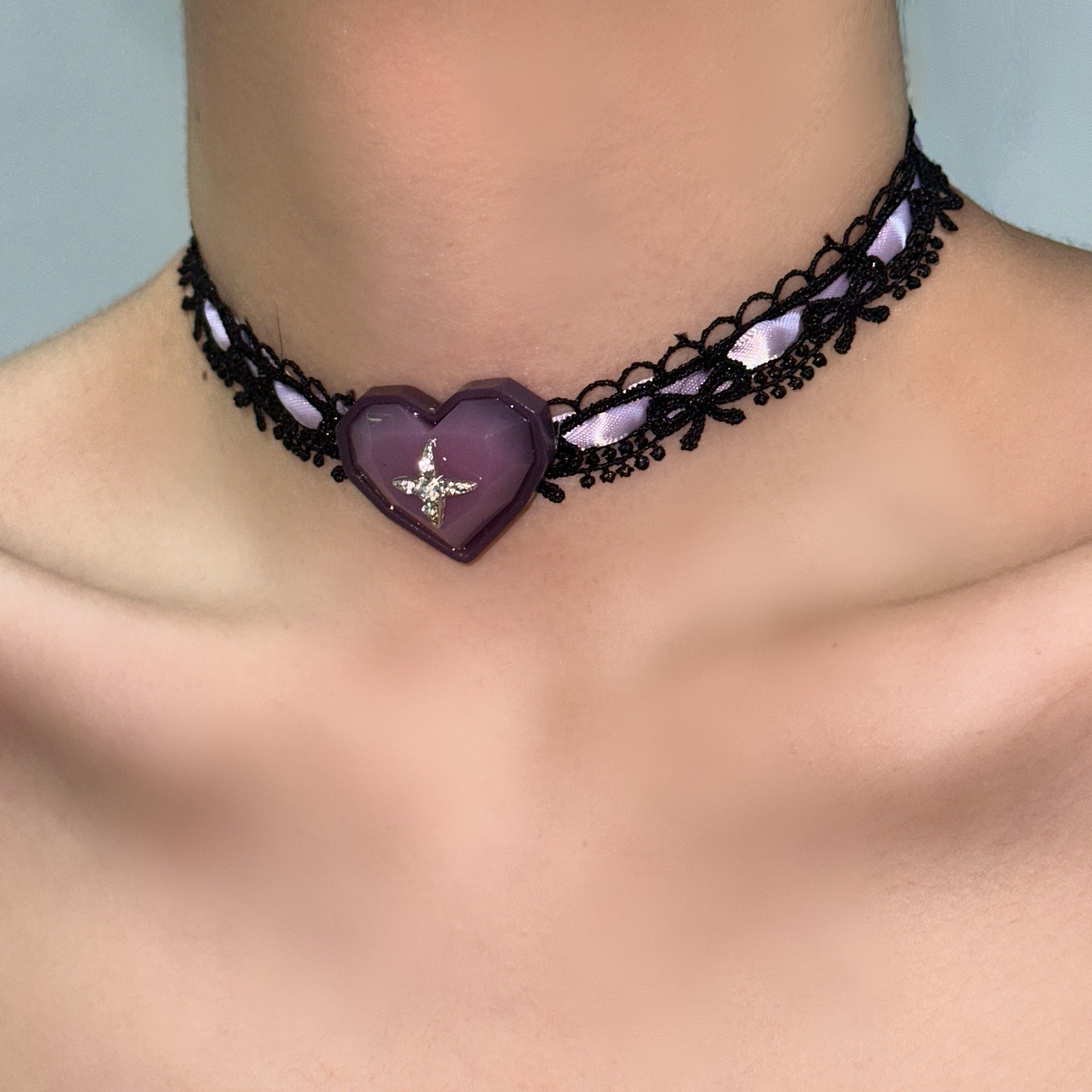 Wholesale Personalized Double Lace Butterfly Necklace