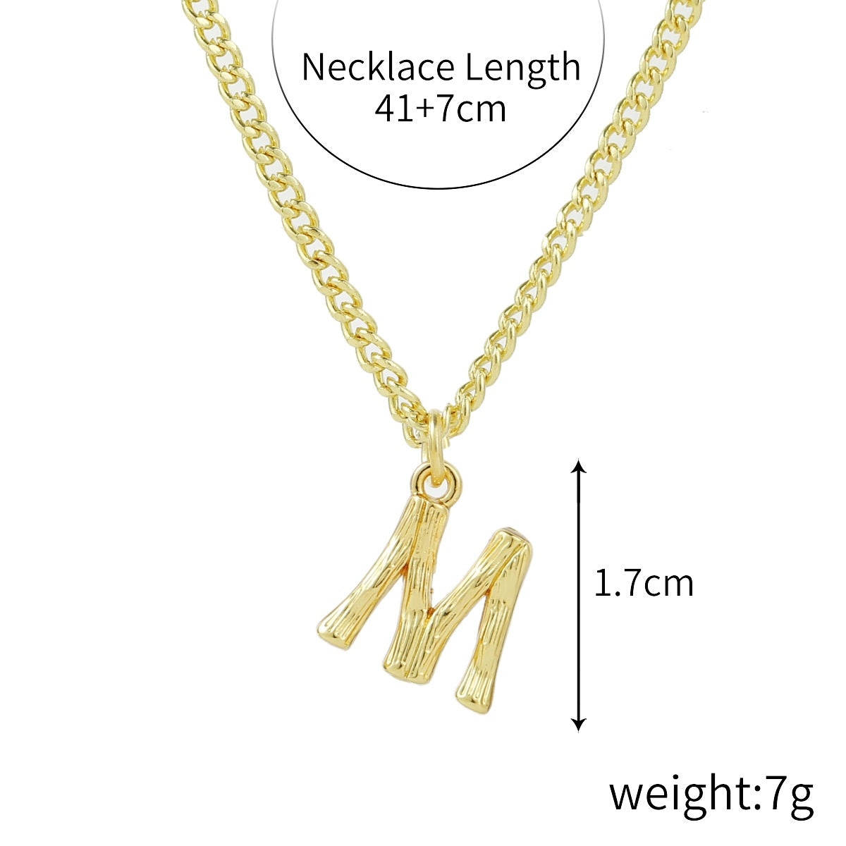 Wholesale  Love Letter Necklace 26 English  Zinc Alloy Necklaces