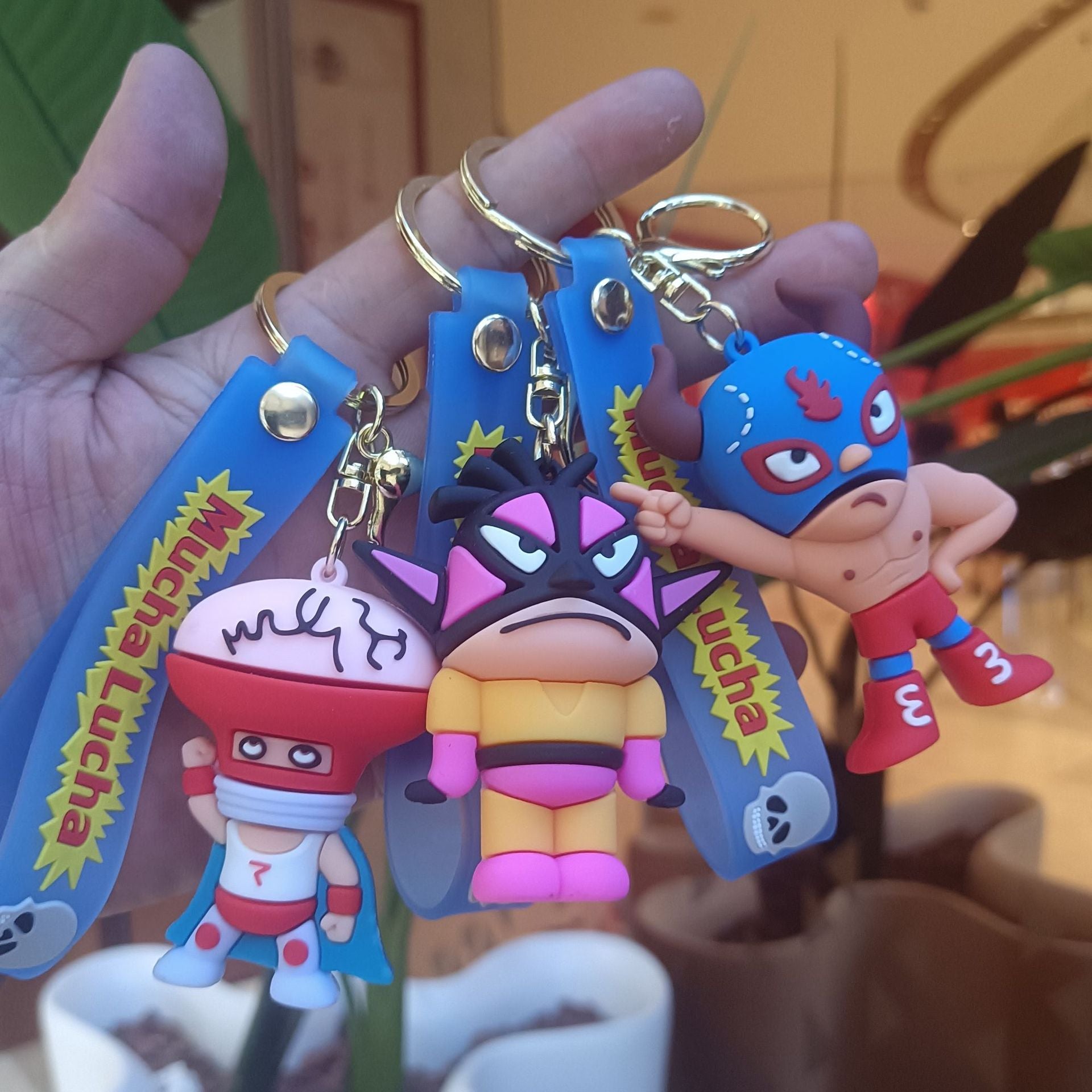 Wholesale Cartoon Cute PVC Keychain ACCVIP-KC-KuangKe001