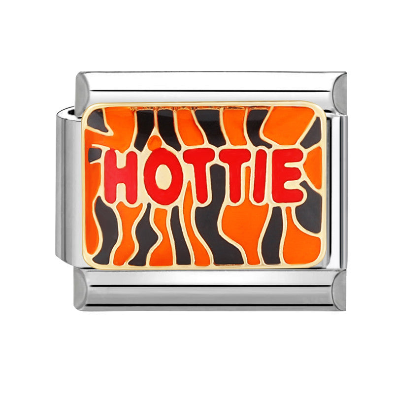 Wholesale 9mm Italian Charm Starter Bracelets DIY square Single Section Creative Stainless Steel Composable Bracelet