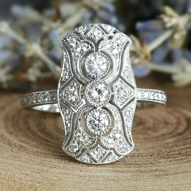Wholesale Copper Jewelry Ring with Vintage Palace Design,  Fashion Accessory for Women