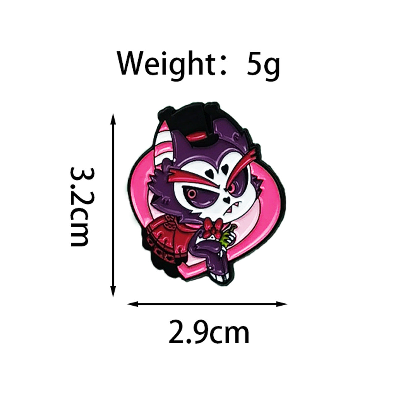 Wholesale Zinc Alloy Vampire Ghost Brooch Pin,  Stylish  Costume Accessory,  Boutique Jewelry for Bag Charm or Everyday Wear