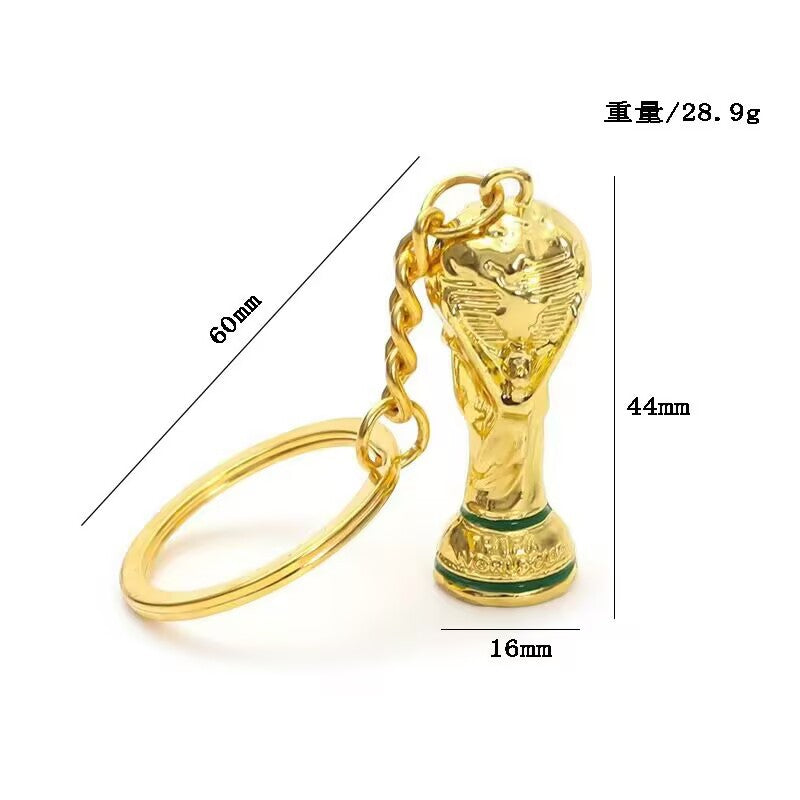 Wholesale 2026 USA Canada Mexico World Cup Football Keychain Pendant Creative Sports Mini Gift Car Key Accessory