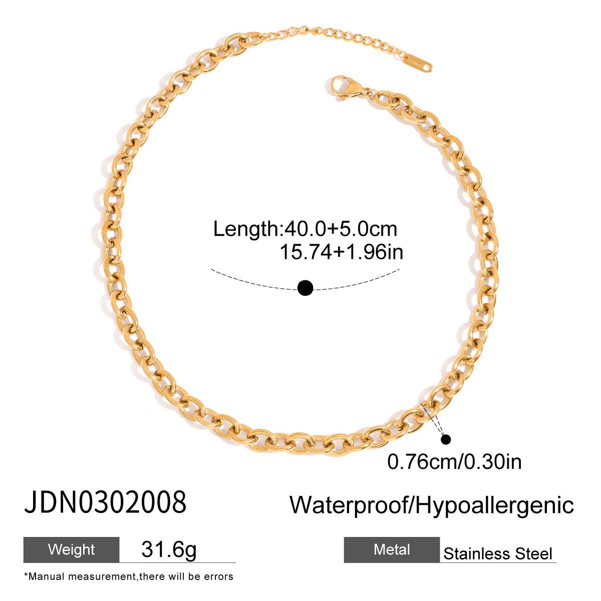 Wholesale 18K Gold Stainless Steel Oil Drop Printed Bear Pendant Necklace