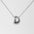 Wholesale  titanium steel smooth bubble letter necklace