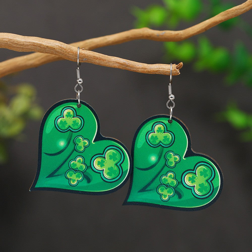 Wholesale St. Patrick's Day Irish Acrylic Earrings