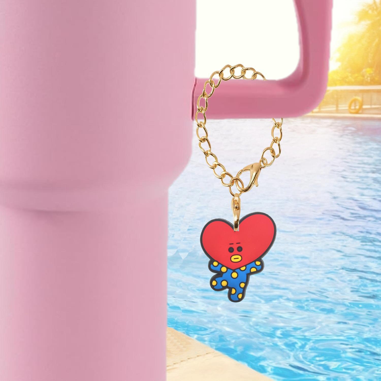 Wholesale Cartoon Soft Rubber Hanging Chain Cup Accessories Chain ACC-CA-XieJi008