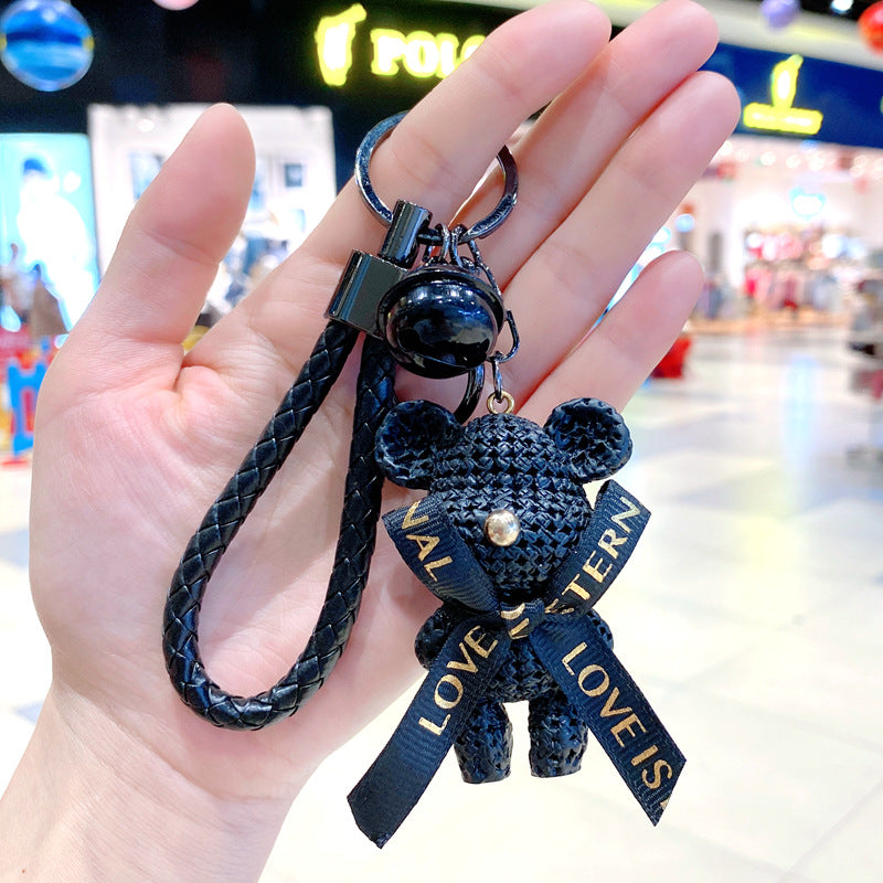 Wholesale Cartoon Cute Resin Wool Bear Keychains ACC-KC-Gongz015