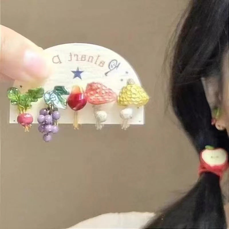 Wholesale  flower small ear clip  earrings