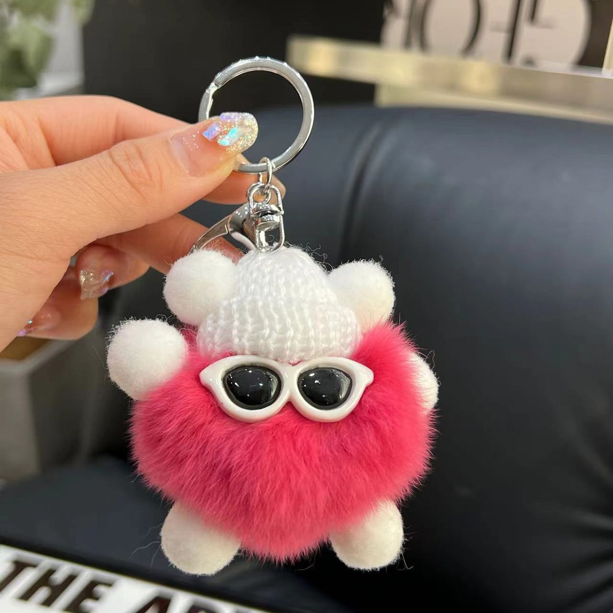 Wholesale Plush Briquettes Monster Keychains ACC-KC-Chengx003
