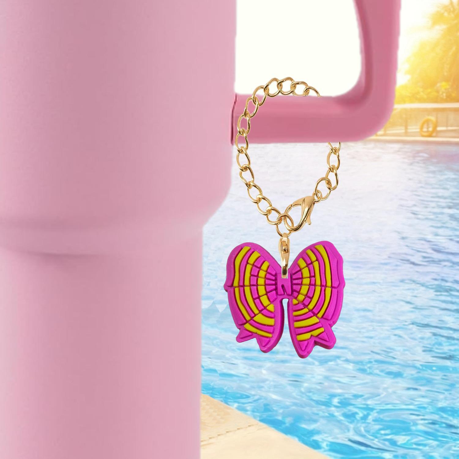 Wholesale Bow Crown Soft Rubber Hanging Chain Cup Accessories Chain ACC-CA-XieJi001