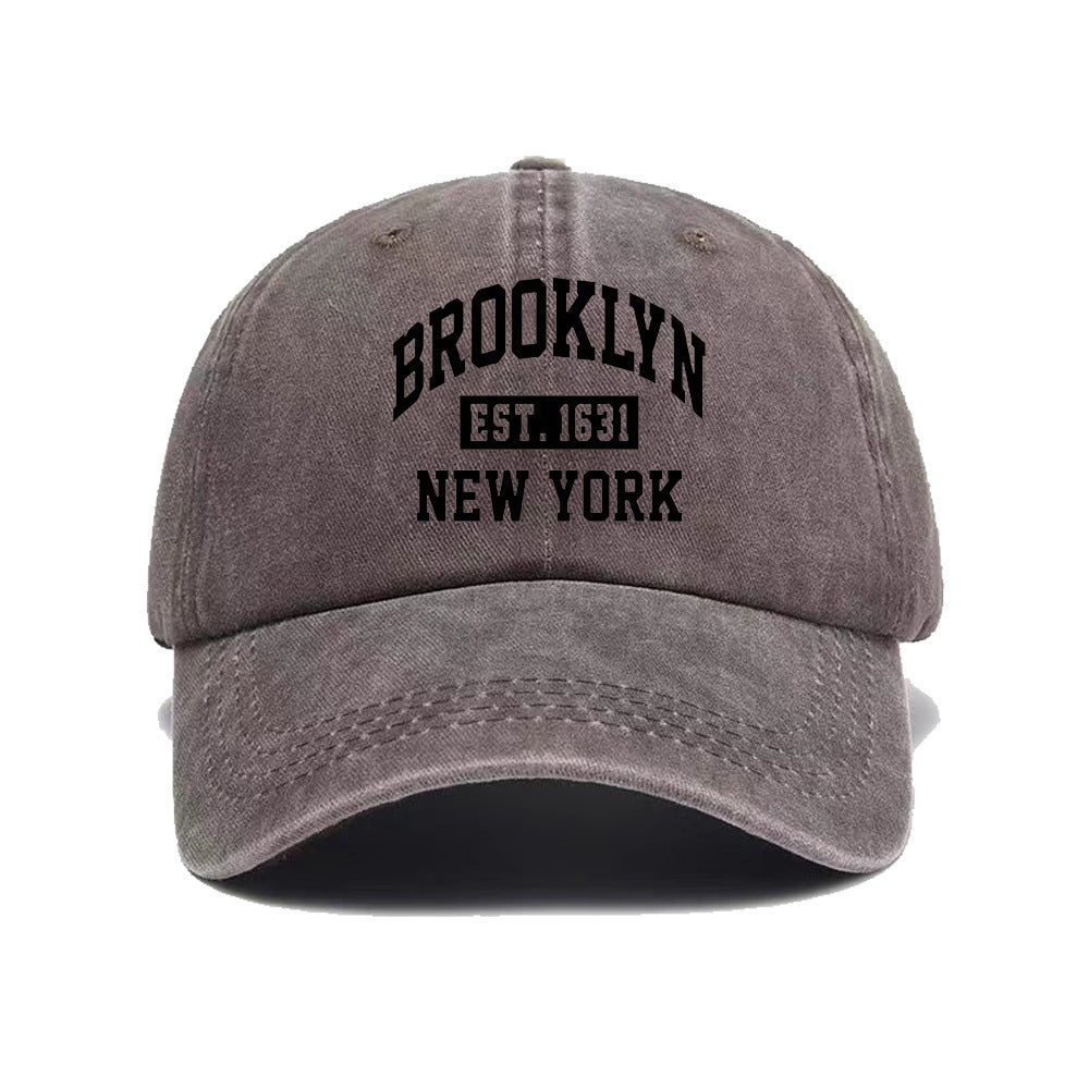 Wholesale  Washed  Letter Embroidered Baseball Cap