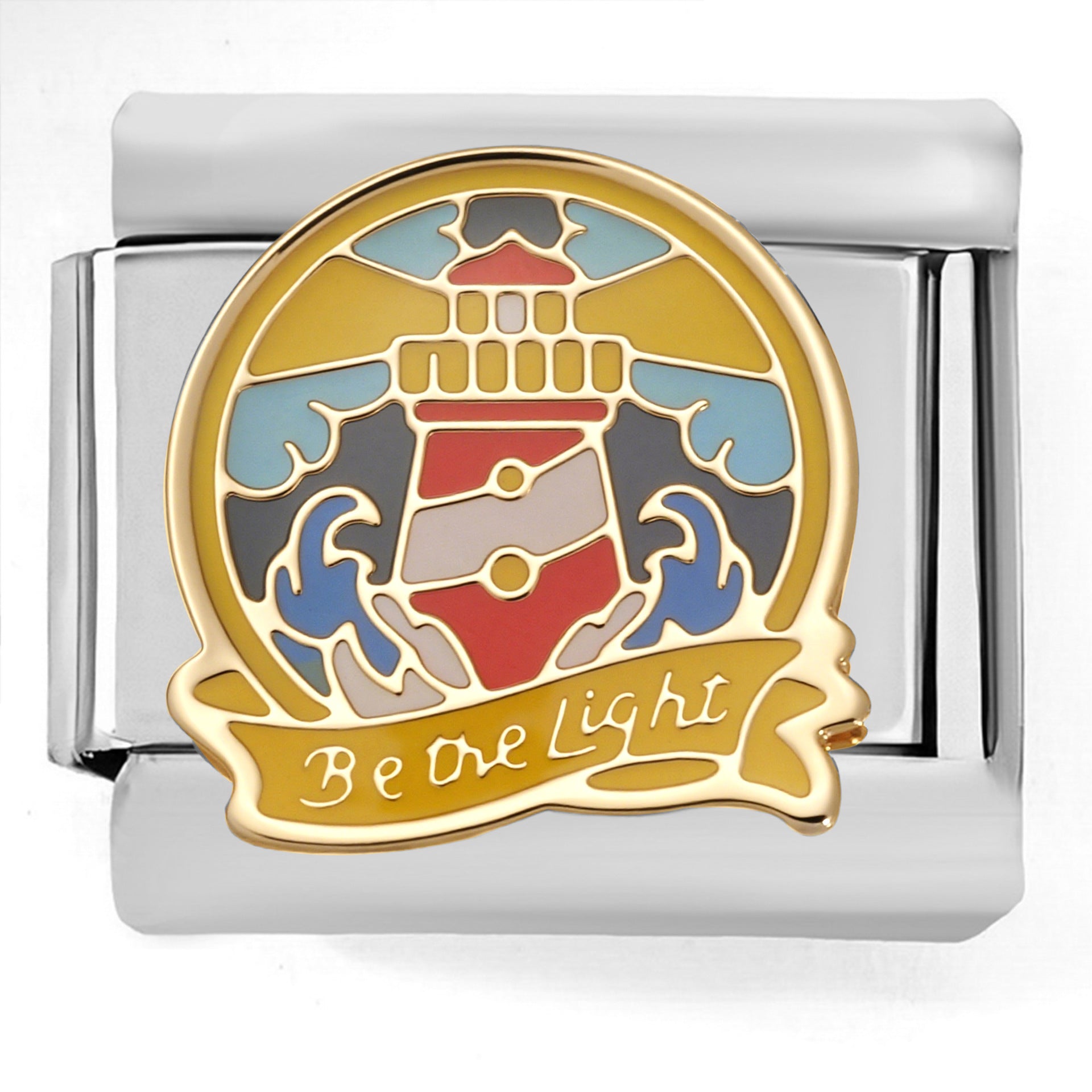 Wholesale  Italian Charm Bracelet 9mm DIY Small Planet  Creative Stainless Steel Composable Bracelet