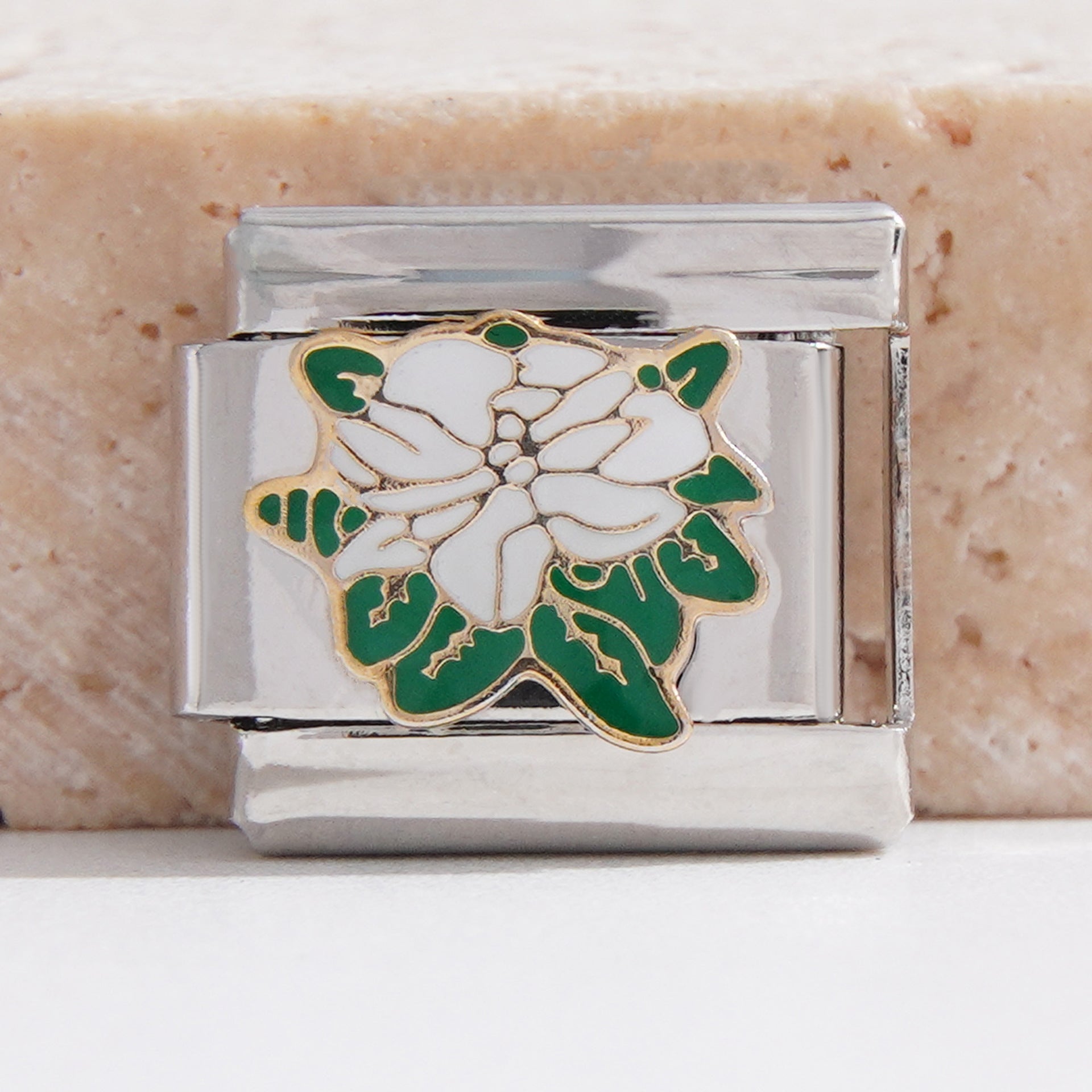 Wholesale Italian Charm Bracelet 9mm DIY Splicing Personalized English Stainless Steel Composable Bracelet