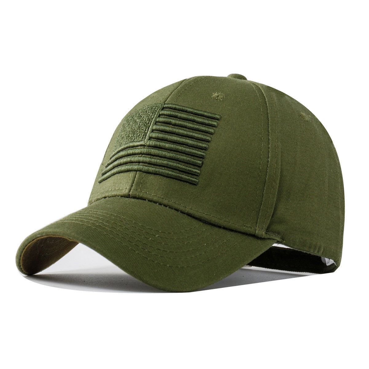 Wholesale Embroidered American Flag Baseball Cap Trendy Hip Hop Style Adjustable Hat For Outdoor Sports Everyday Casual Wear