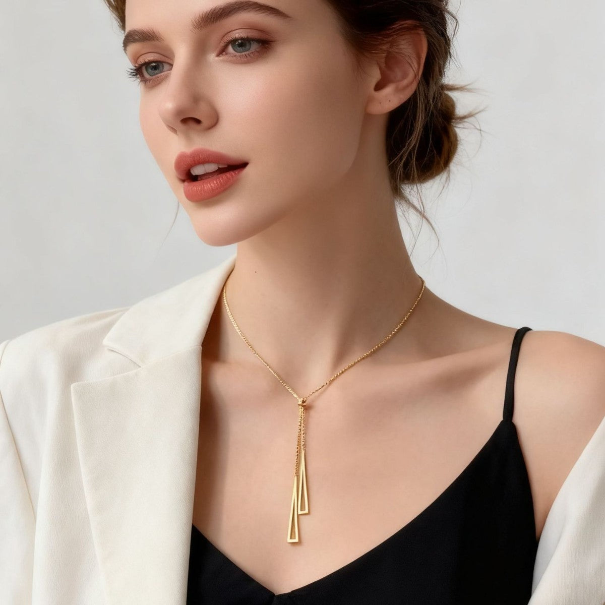Wholesale Light Luxury  Bold Style Stainless Steel Necklace