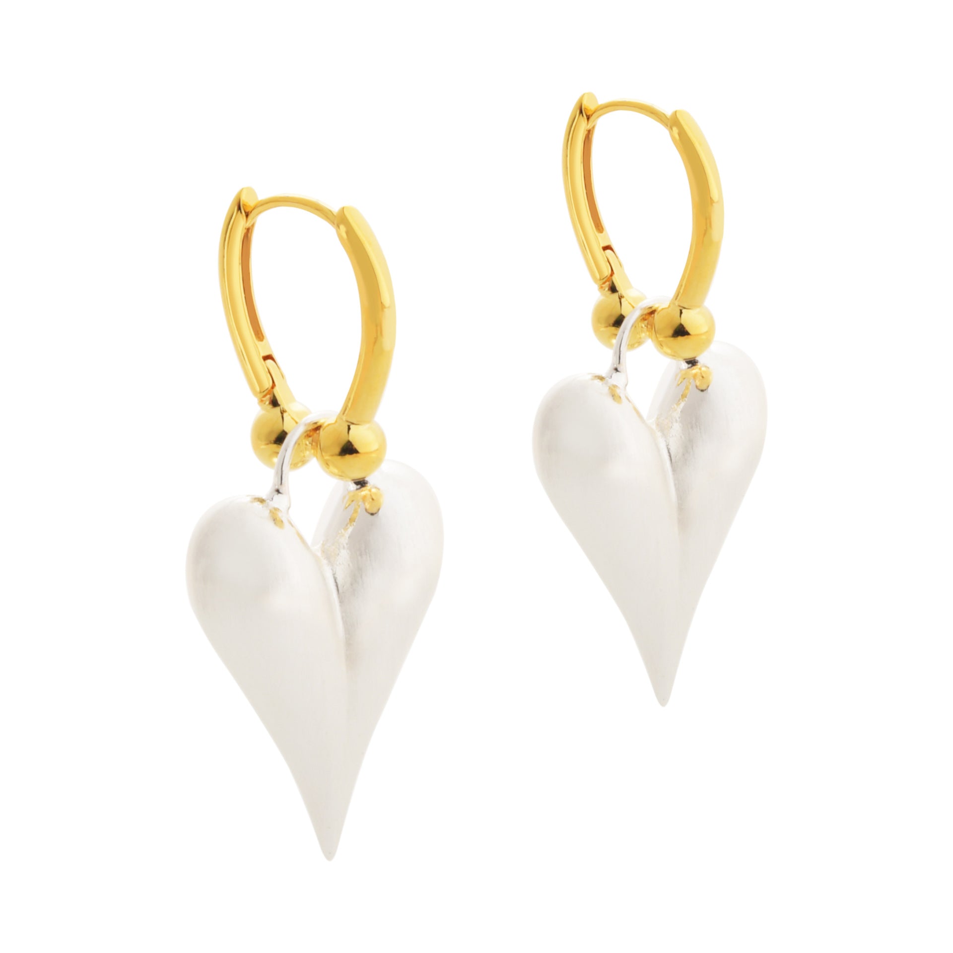 Wholesale  Heart Ear Buckle  Plated Gold Love  Light Luxury Ear Jewelry