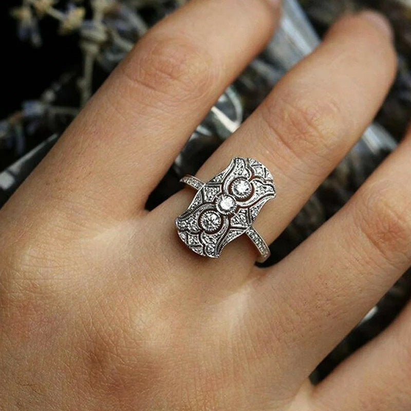 Wholesale Copper Jewelry Ring with Vintage Palace Design,  Fashion Accessory for Women