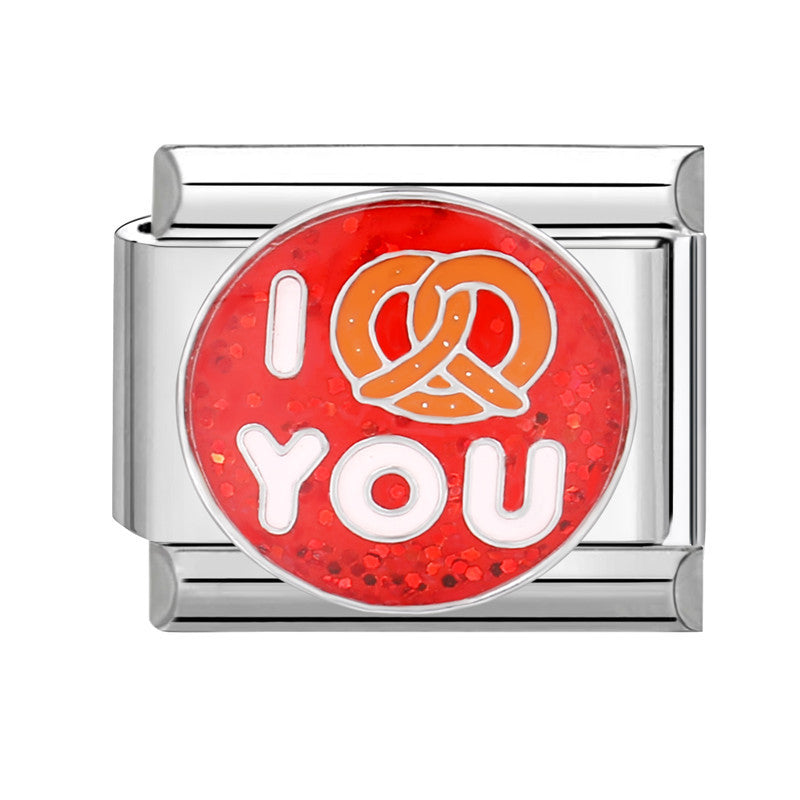 Pulsera de encanto italiano al por mayor de 9 mm Diy Suplicamiento Lindo pulsador creativo de acero Titanio Compuesta de acero Pulsera