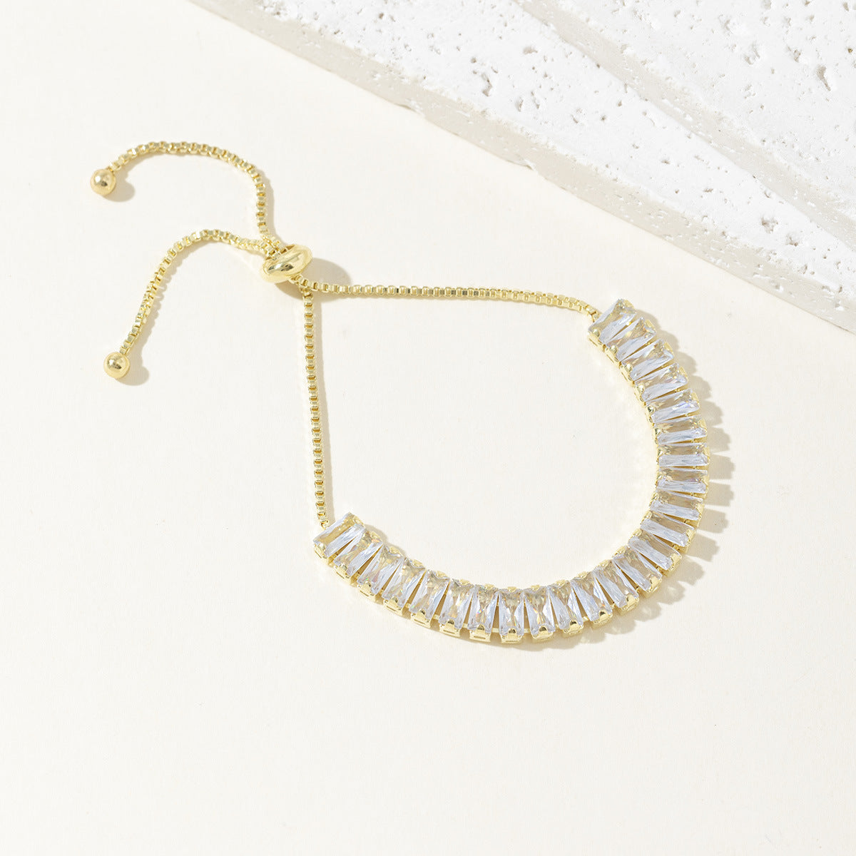 Wholesale  Zircon Drawable Bracelet Light Luxury Bracele