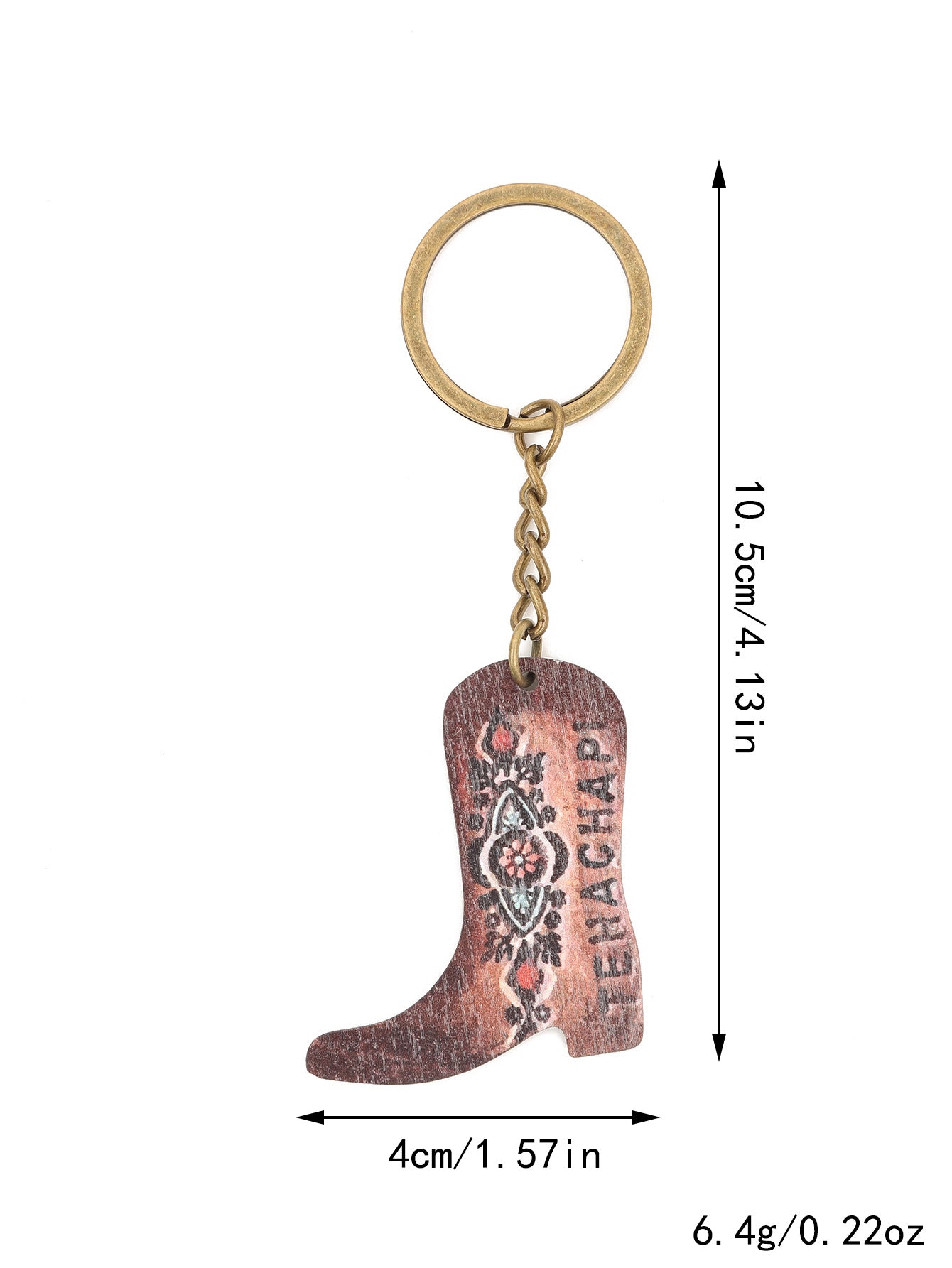 Wholesale Western Style Boots Zinc Alloy Keychain ACC-KC-YTian014