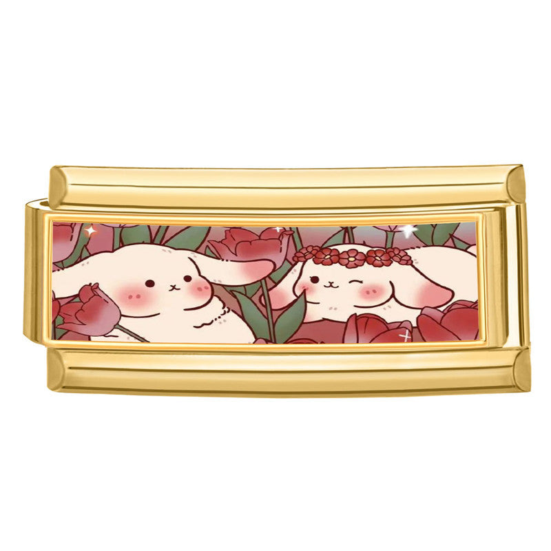 Wholesale 9mm Italian Charm Starter Bracelets DIY Long Animal Stainless Steel Composable Bracelet