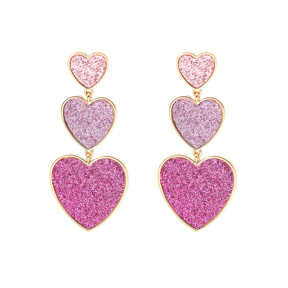 Wholesale Love Alloy Earrings ACC-ES-YD003