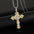 Wholesale Titanium Steel  Cross Necklace  Hip-Hop All-Match Pendant Necklaces