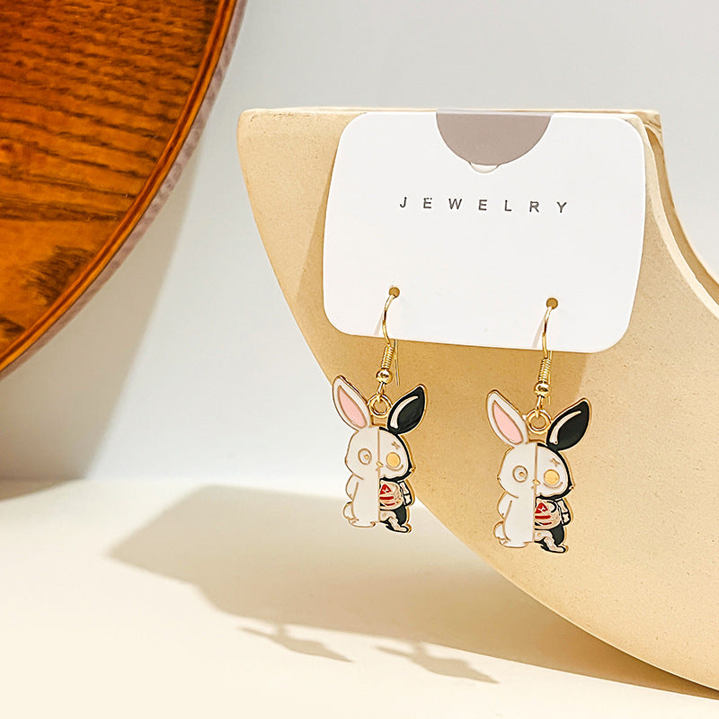 Wholesale  cartoon  earrings  funny personality animal earrings