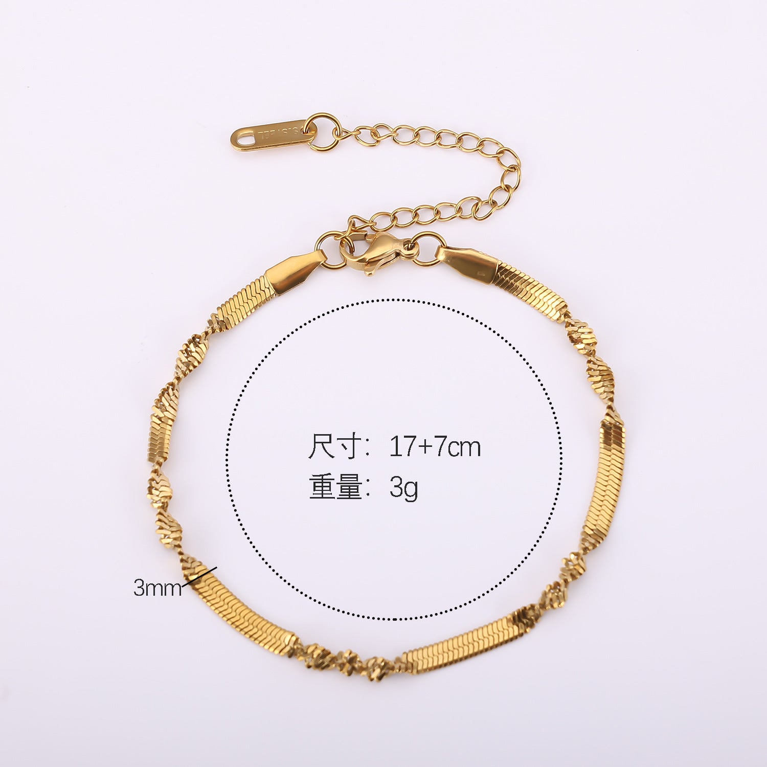Wholesale Light Luxury Stainless Steel Cuban Chain