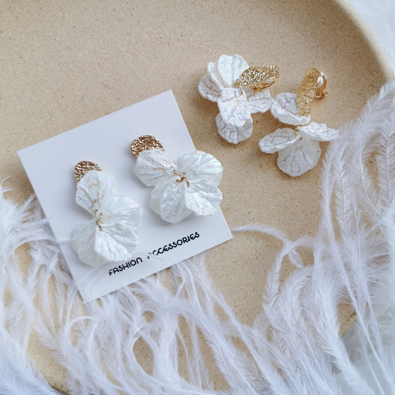 Wholesale  Colorful Acrylic Flower Earrings