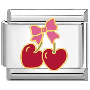 Wholesale Italian Charm Bracelet 9mm DIY Splicing Red Series Stainless Steel Composable Bracelet