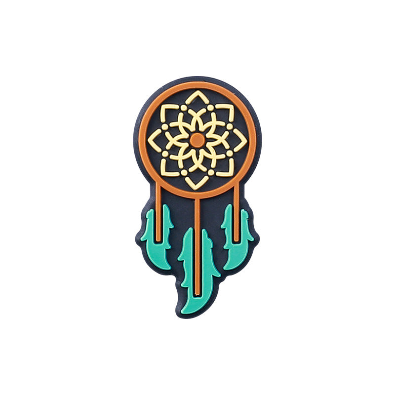 Wholesale 20pcs Dream Catcher Unicorn Silicone Beads Focal Beads DIY Beading Accessories ACC-BDS-RongFa003