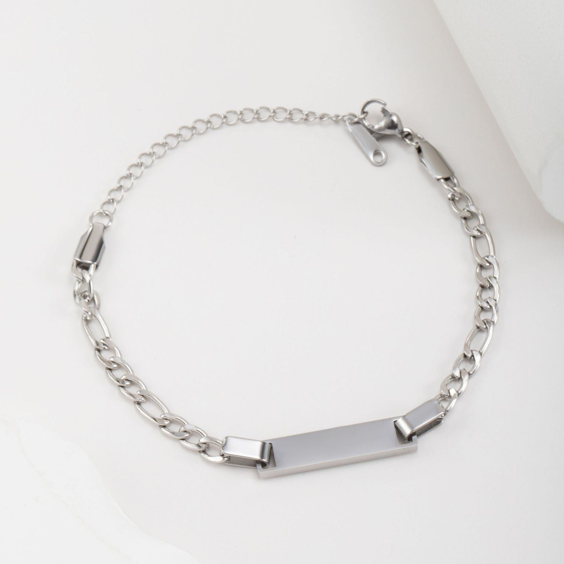 Wholesale stainless steel straight bracelet
