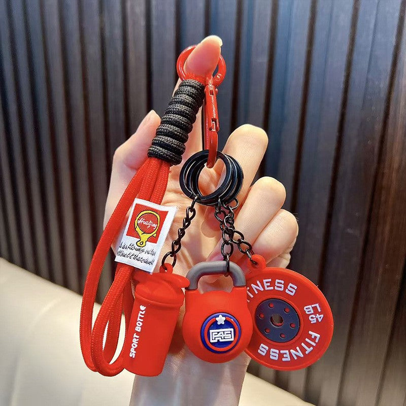 Wholesale Acrylic Tennis Tassel Keychain - Trendy Car Key Accessory for Everyday Use