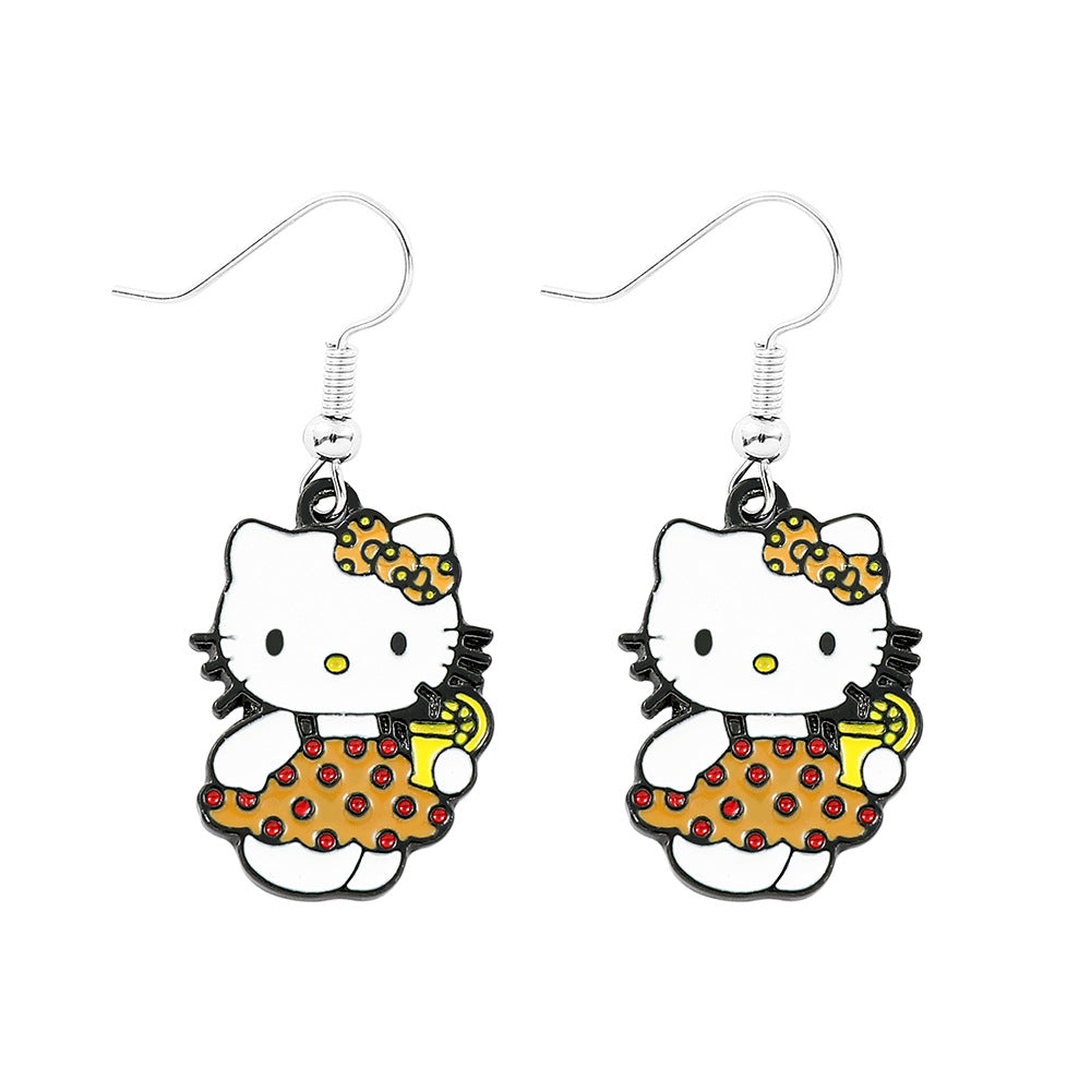 Wholesale Holiday Cute Fashion Kitten Earrings ACCVIP-ES-KeFeng007