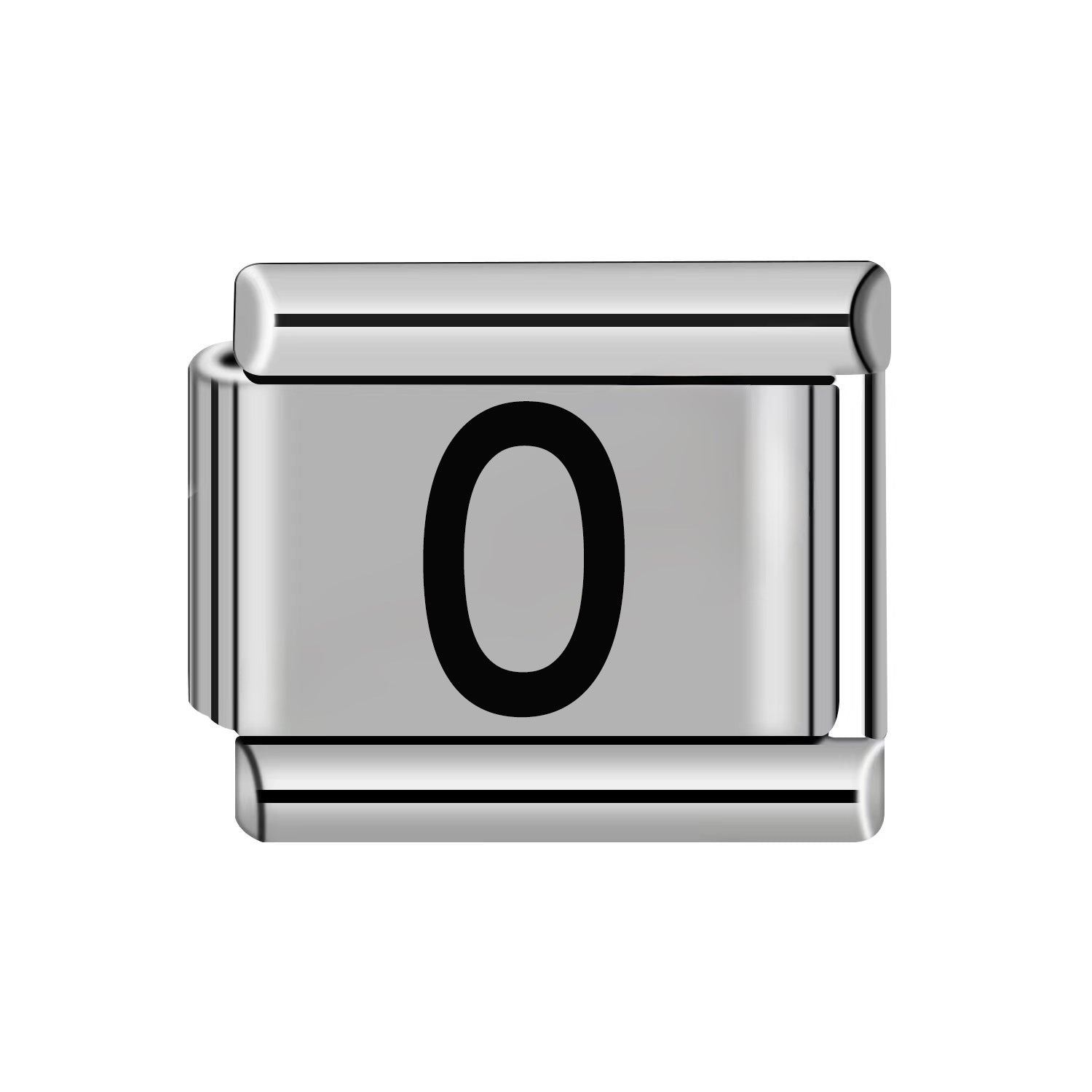 Wholesale 10pcs Italian Charm Bracelet 9mm DIY Splicing Removable Stainless Steel Letter Composable Bracelet ACC-BT-XY051