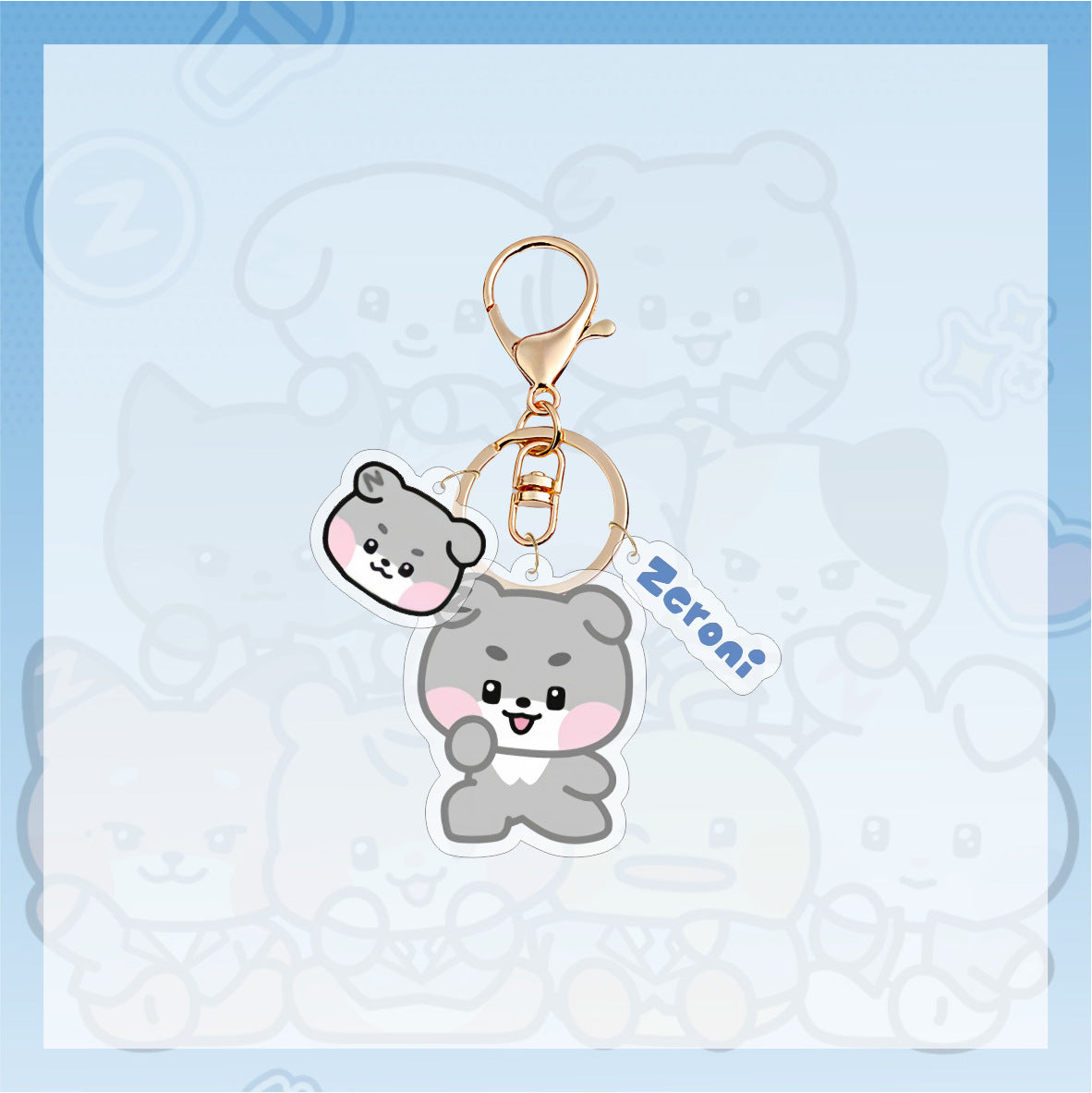 Wholesale Cute cartoon acrylic keychain