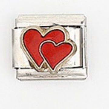 Wholesale 5pcs Italian Charm Bracelet 9mm DIY Splicing Heart Series Stainless Steel Composable Bracelet