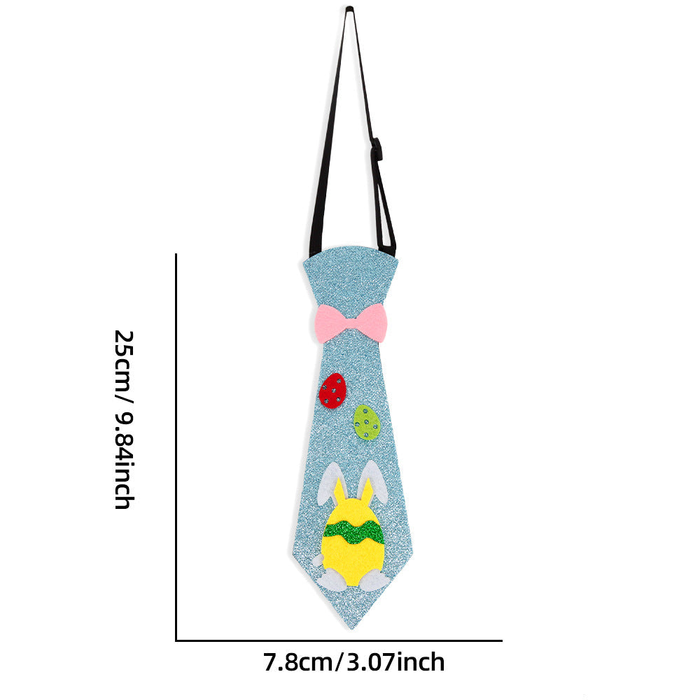 Wholesale Easter tie cartoon rabbit egg bow tie  decoration