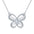 Wholesale S925 Sterling Silver Butterfly Luxury Necklace