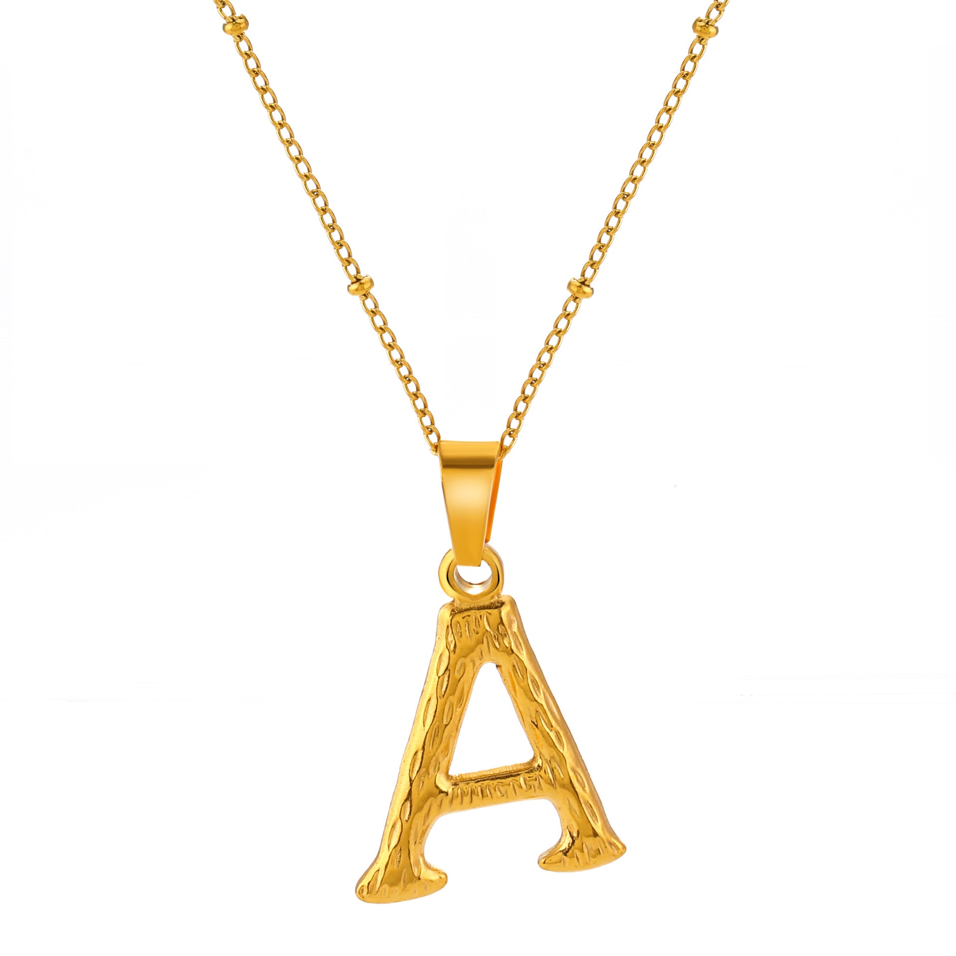 Wholesale Stainless Steel Fashion 26 Letter Necklace