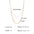 Wholesale Titanium Steel 18K plain chain necklace women O-chain clavicle chain accessories