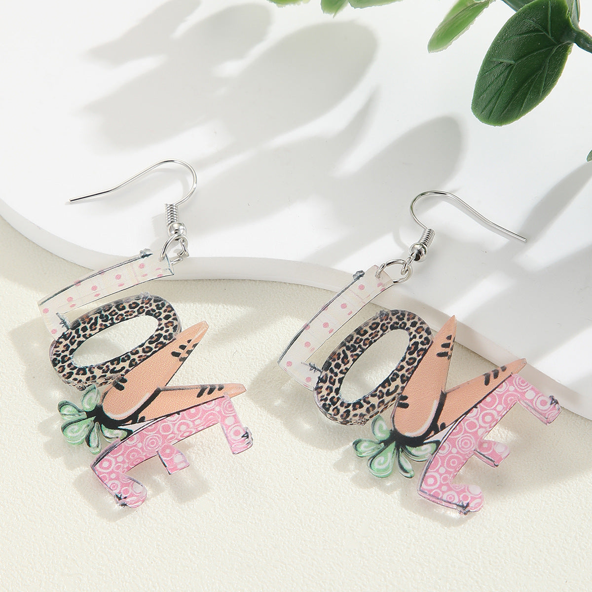 Wholesale Easter Acrylic Colorful Earrings