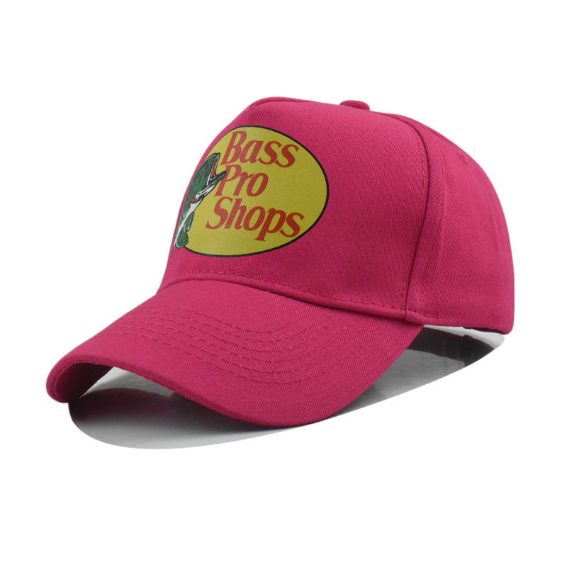 Wholesale Solid color printed outdoor fishing sun protection men' s baseball cap hat