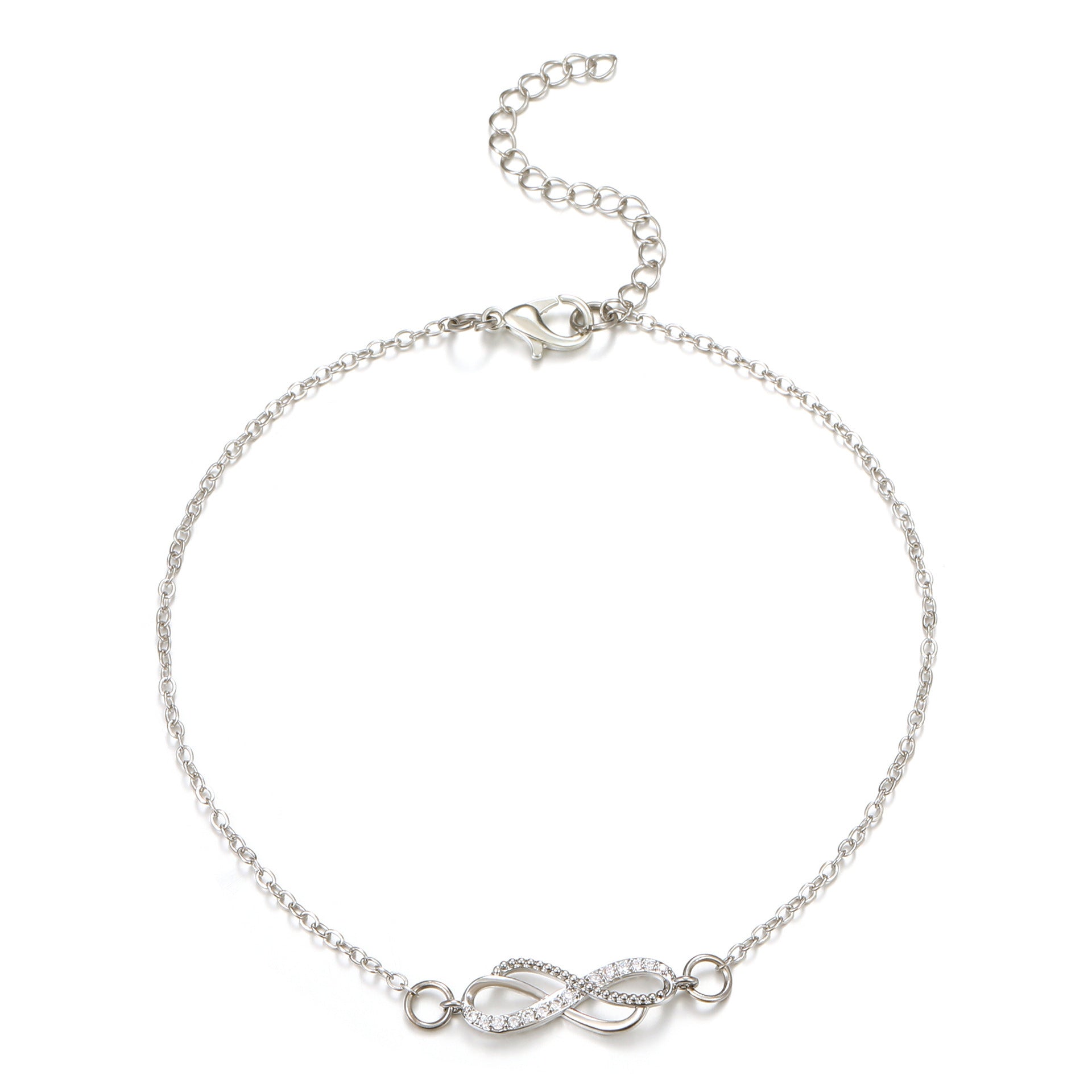Wholesale Vintage Infinity 8-Character Ring with Diamonds  Anklets