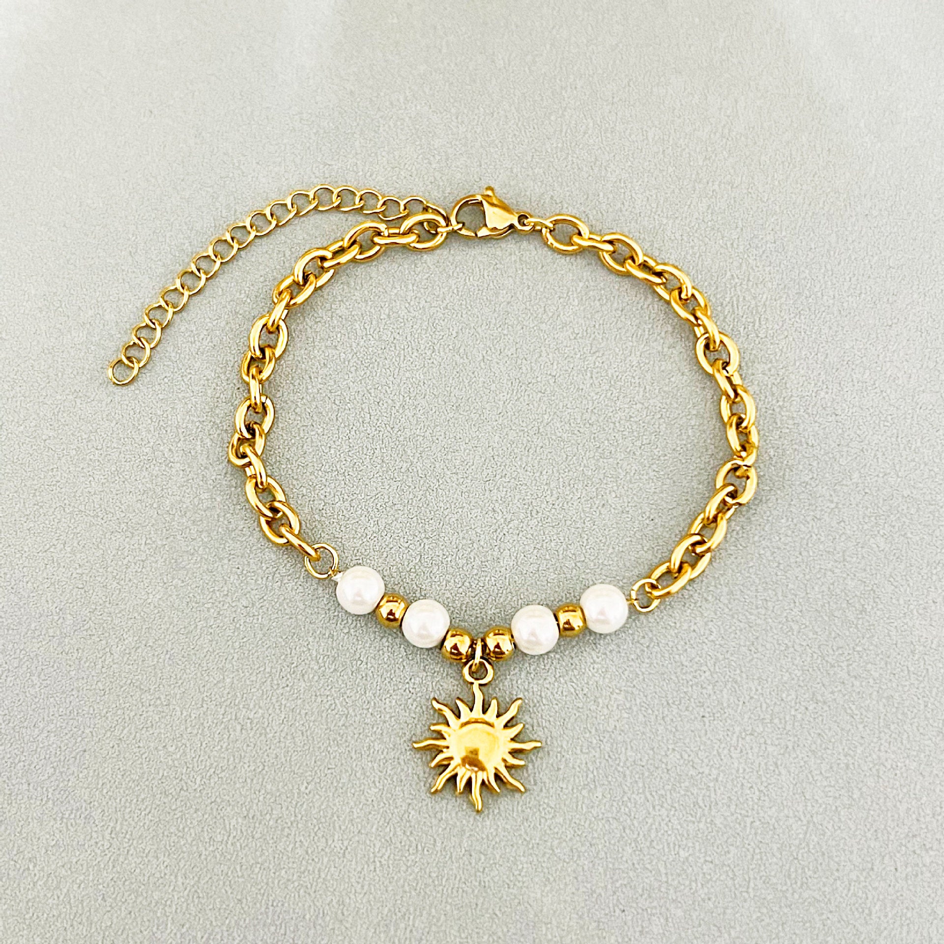 Wholesale pearl stainless steel bracelet