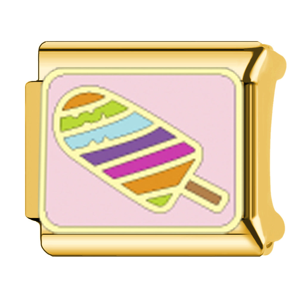 Wholesale  Italian Charm Bracelet 9mm DIY featuring frog Creative Stainless Steel Composable Bracelet